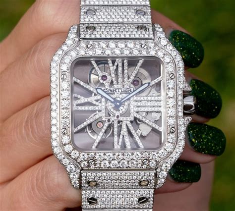 iced out cartier watch giveaway